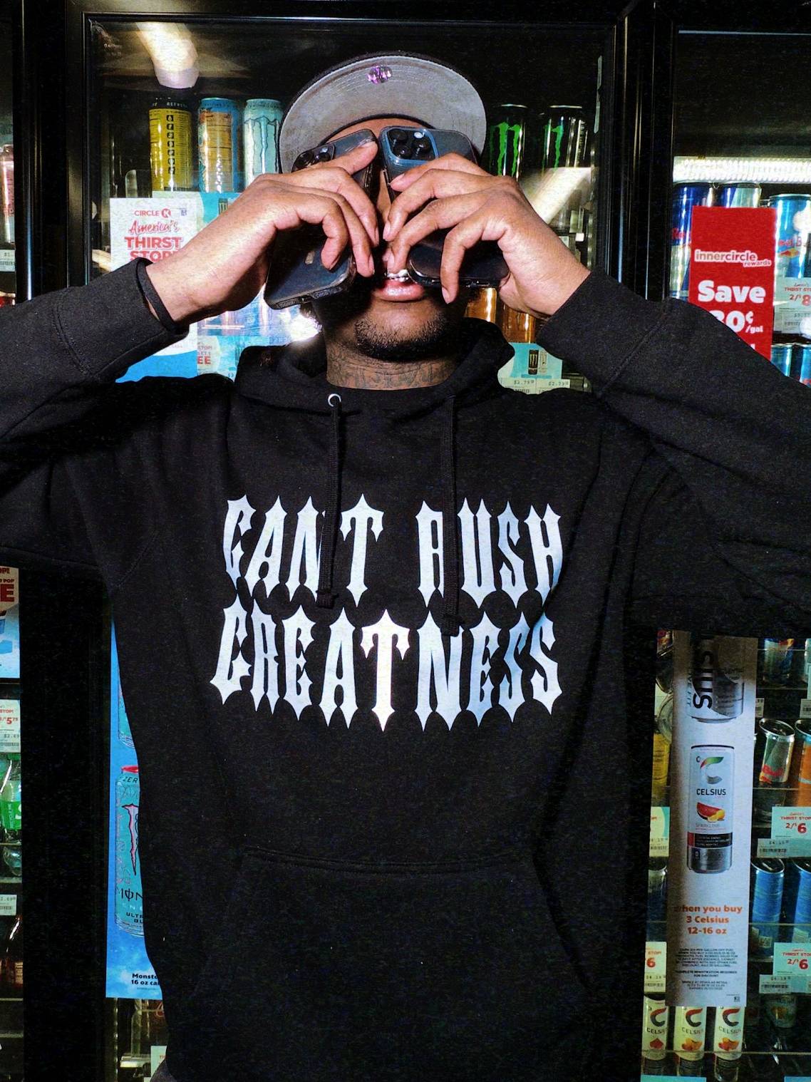 Trapstar x Central Cee Hoodie Black | TS-65348