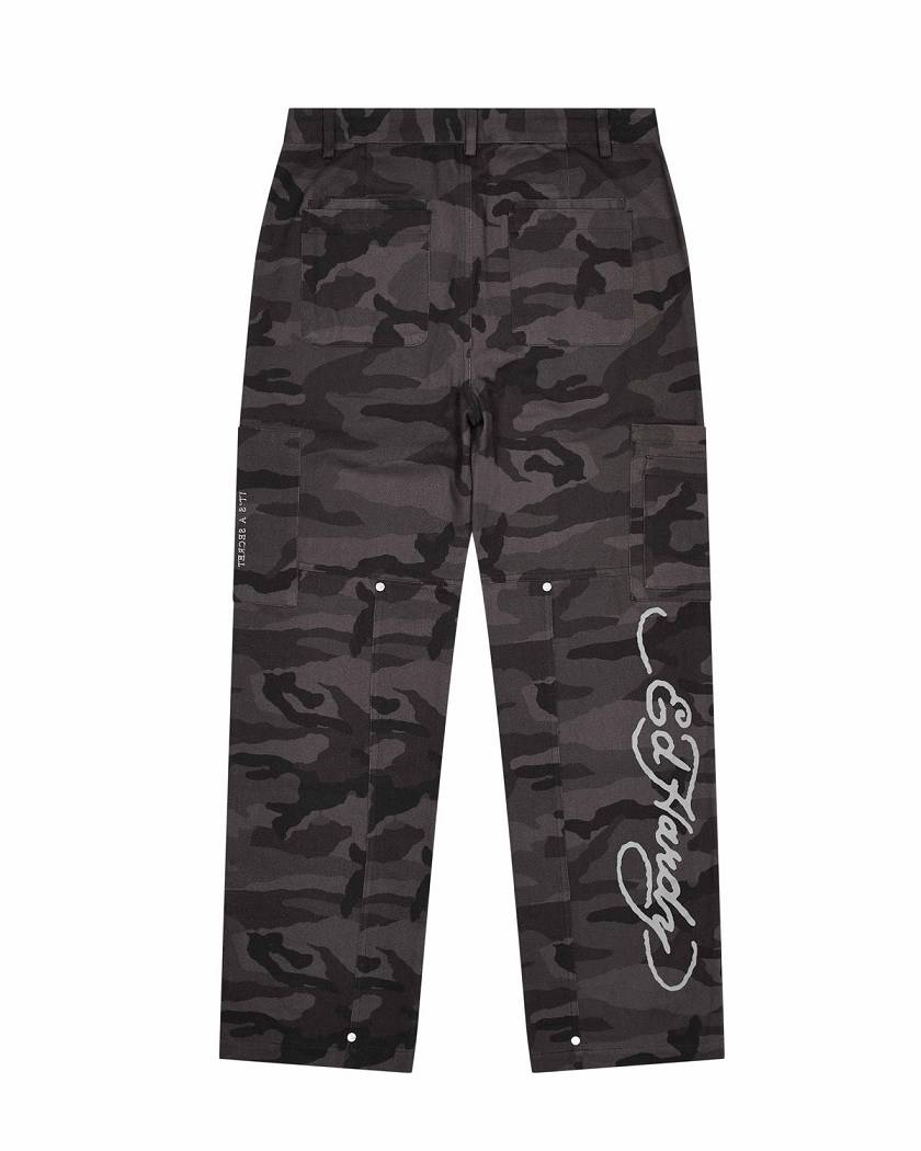 Trapstar x Ed Hardy Cargos Black Camo | TS-65319