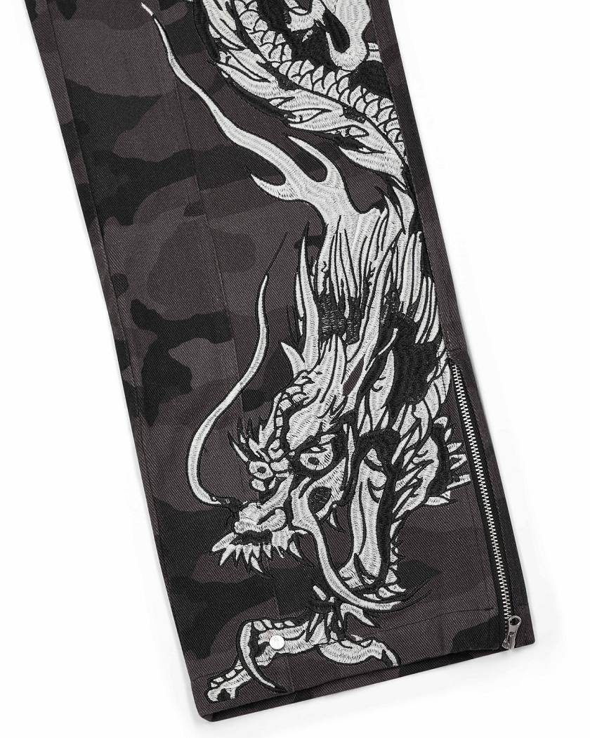Trapstar x Ed Hardy Cargos Black Camo | TS-65319