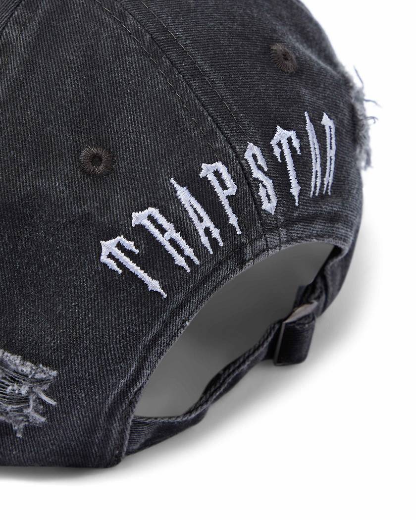 Trapstar x Ed Hardy Cross Cap Grey | TS-65077