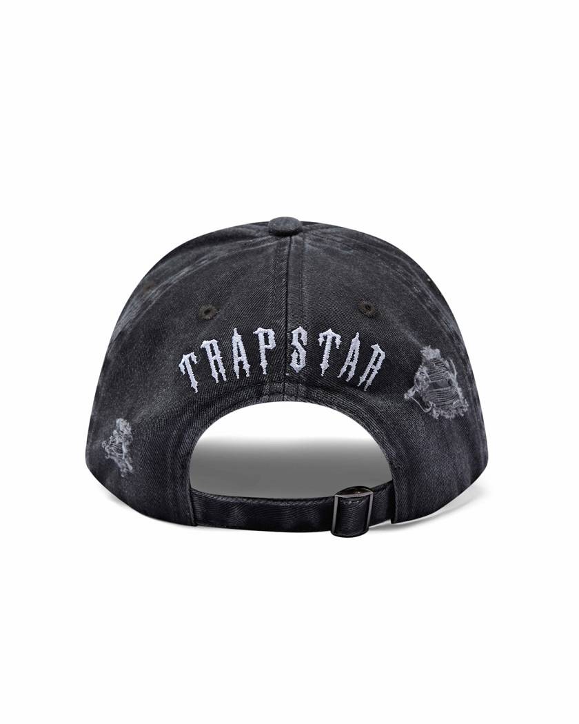 Trapstar x Ed Hardy Cross Cap Grey | TS-65077