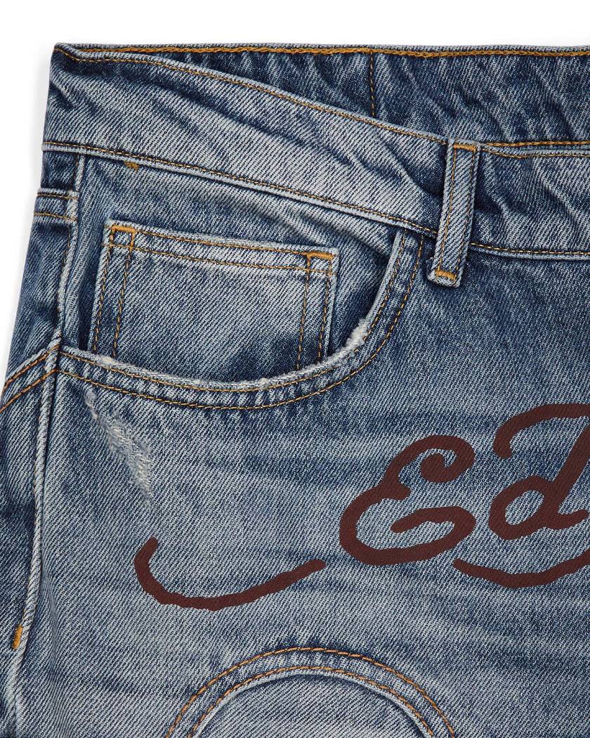 Trapstar x Ed Hardy Denim Jeans Blue | TS-65318