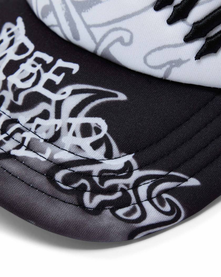 Trapstar x Ed Hardy Irongate Arch Cap Black | TS-65197