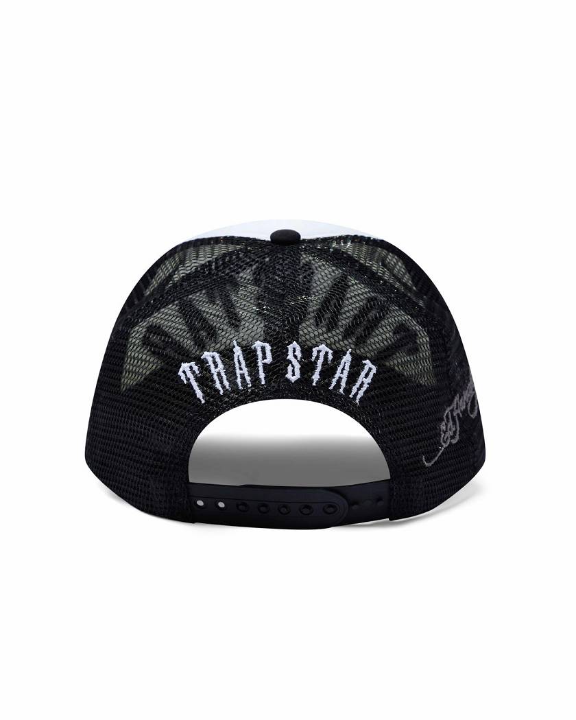 Trapstar x Ed Hardy Irongate Arch Cap Black | TS-65078