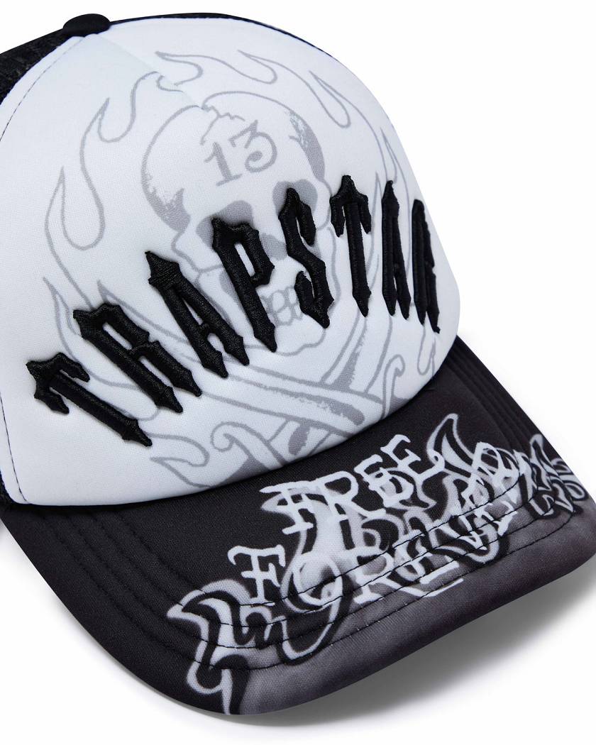 Trapstar x Ed Hardy Irongate Arch Cap Black | TS-65078