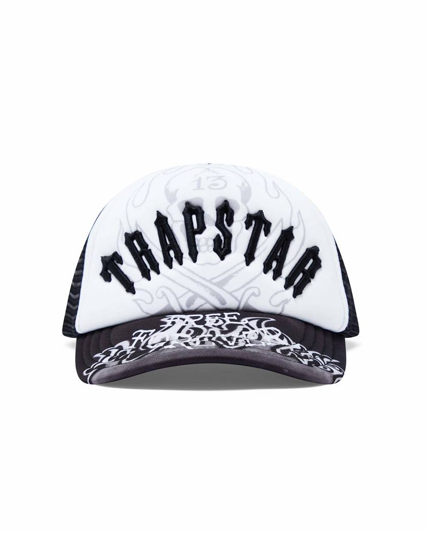 Trapstar x Ed Hardy Irongate Arch Cap Black | TS-65078