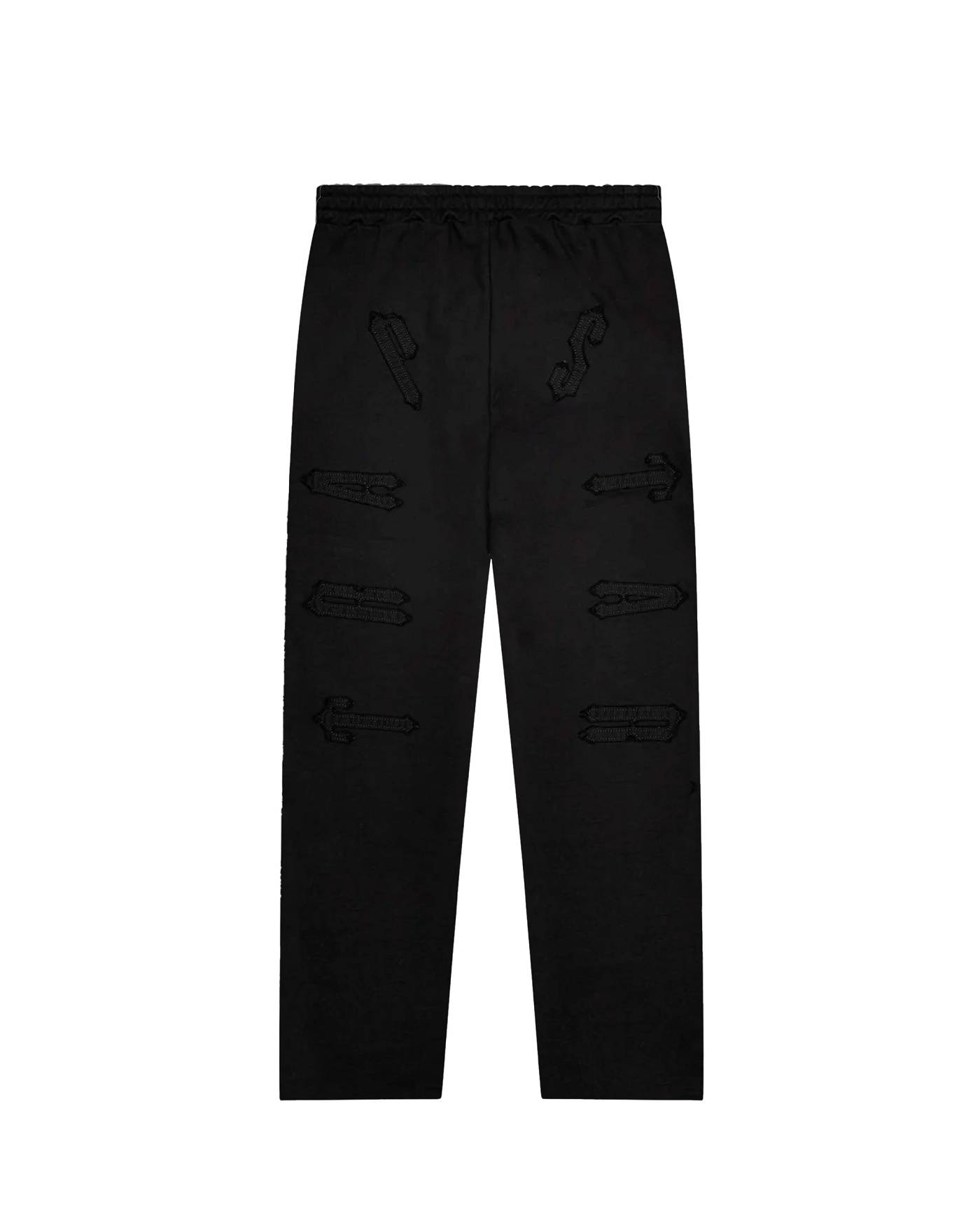 Trapstar x Ed Hardy Irongate Patchwork Jogger Black | TS-65326