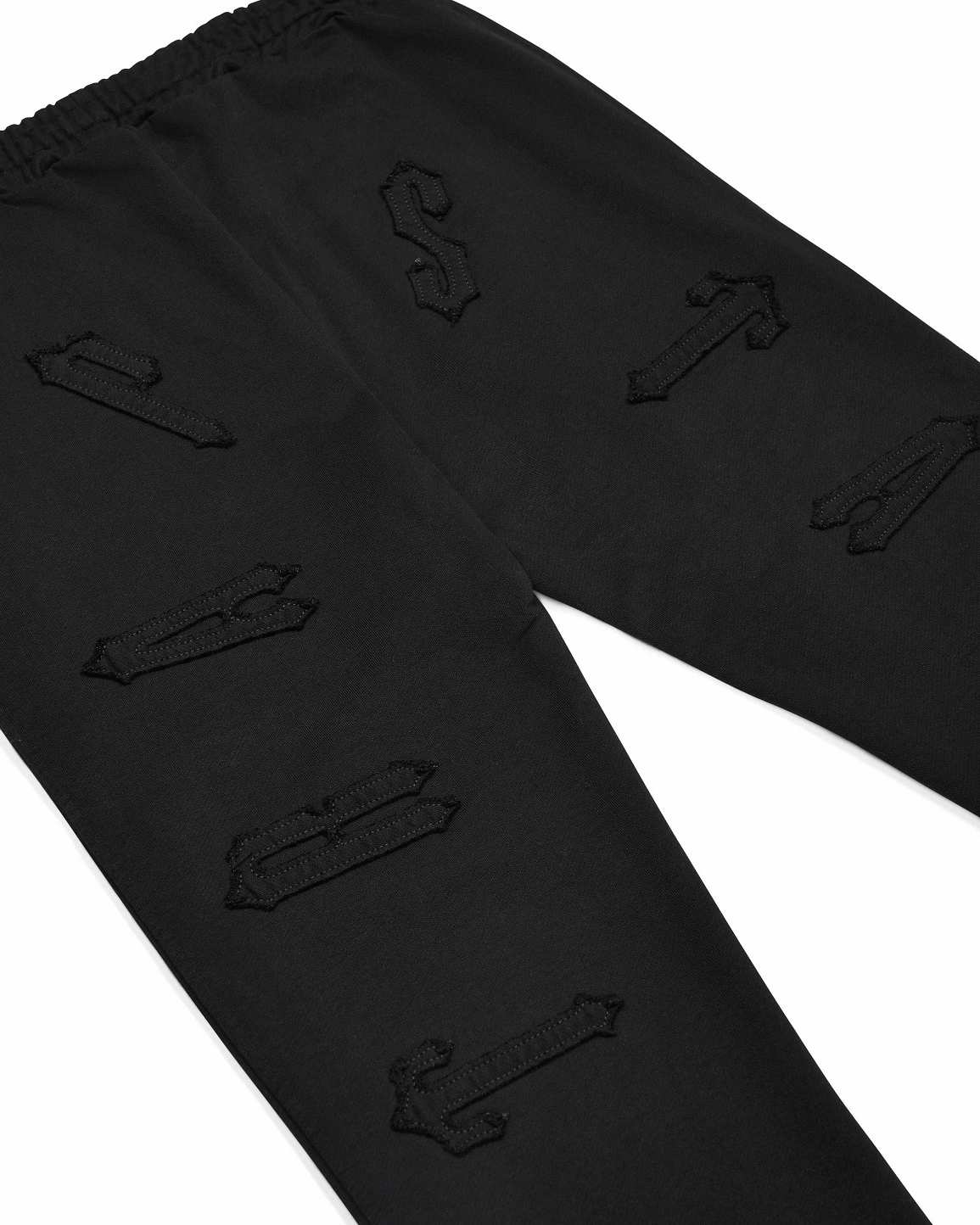 Trapstar x Ed Hardy Irongate Patchwork Jogger Black | TS-65326