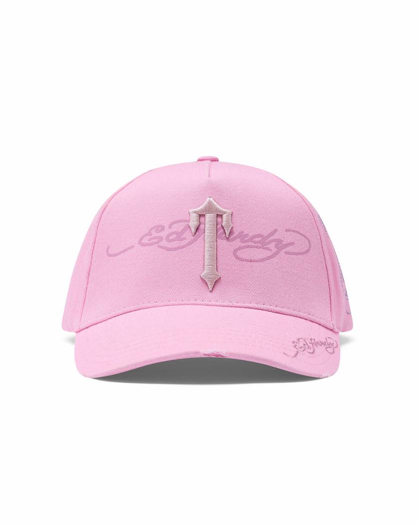 Trapstar x Ed Hardy Irongate T Cap Pink | TS-65079