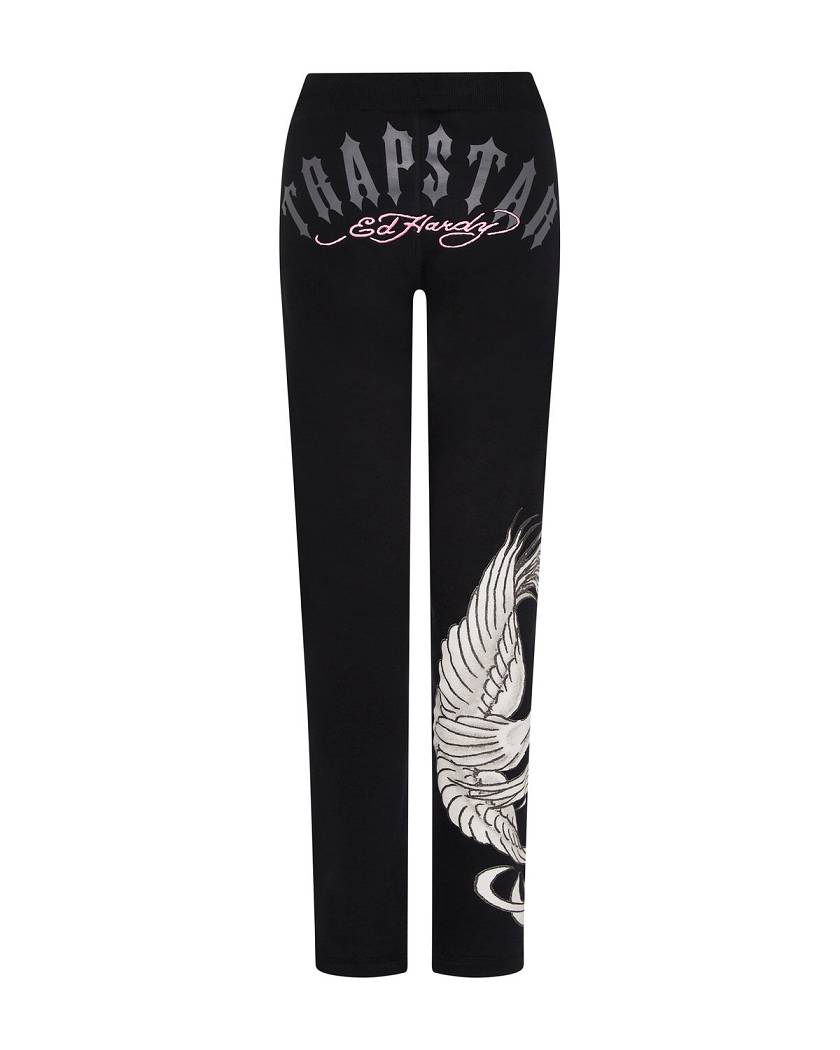 Trapstar x Ed Hardy Jogger Black | TS-65110