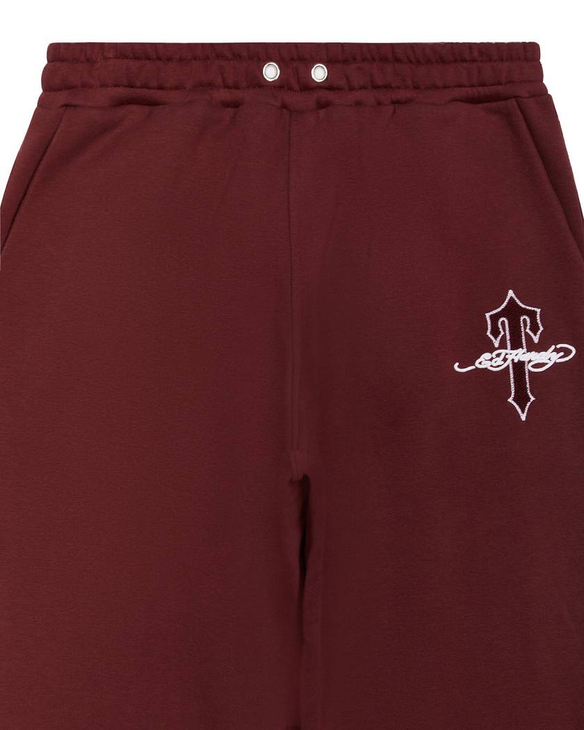 Trapstar x Ed Hardy Jogger Red | TS-65327