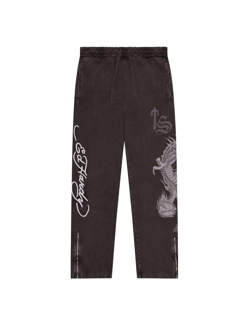 Trapstar x Ed Hardy Script Jogger Grey | TS-65328